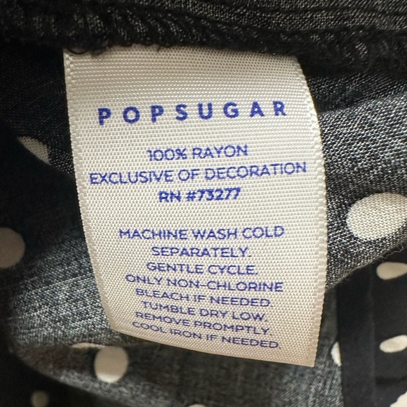 Popsugar Smocked Shoulder Puff Sleeve Blouse - Picture 5 of 5